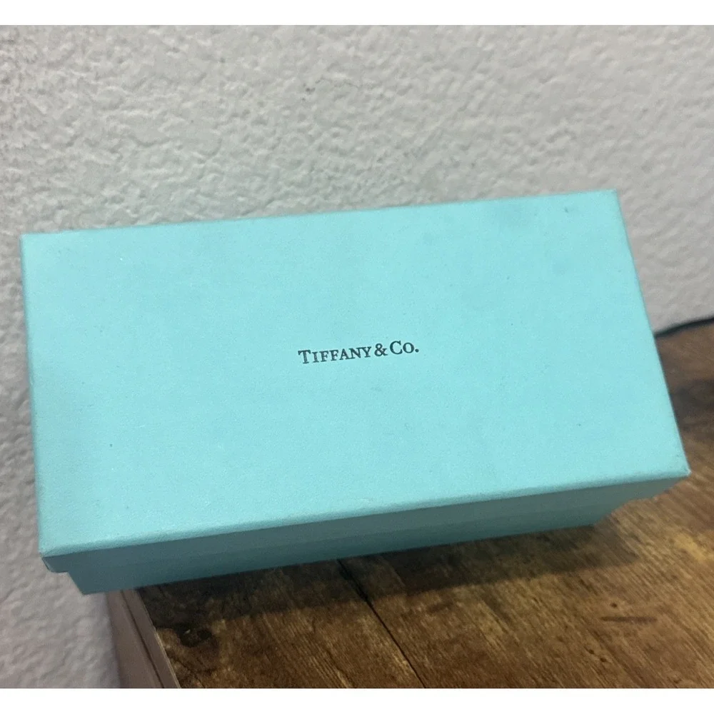 Genuine Tiffany & Co. Blue Teal Empty Gift Box 6.5